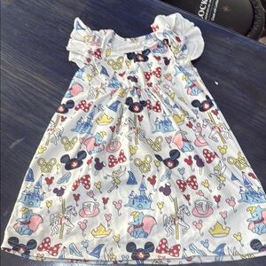 Cream Smocked Ruffled Sundress with Flutter Sleeves